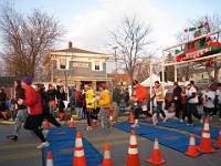 Race Photo  The 2009 running of the Holiday Hustle 5K put on by Running Fit in Dexter Michigan on a sunny but 28 degree on December 5, 2009. : 5K, Fitness, Race, Running, Kasdorf